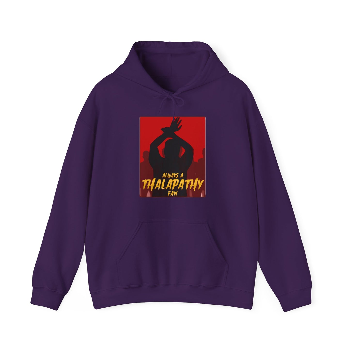 Always a Thalapathy Fan| Actor Vijay Fan Hoodie | Unisex heavy blend hooded sweatshirt| | Tamil printed Fun and Casual wear