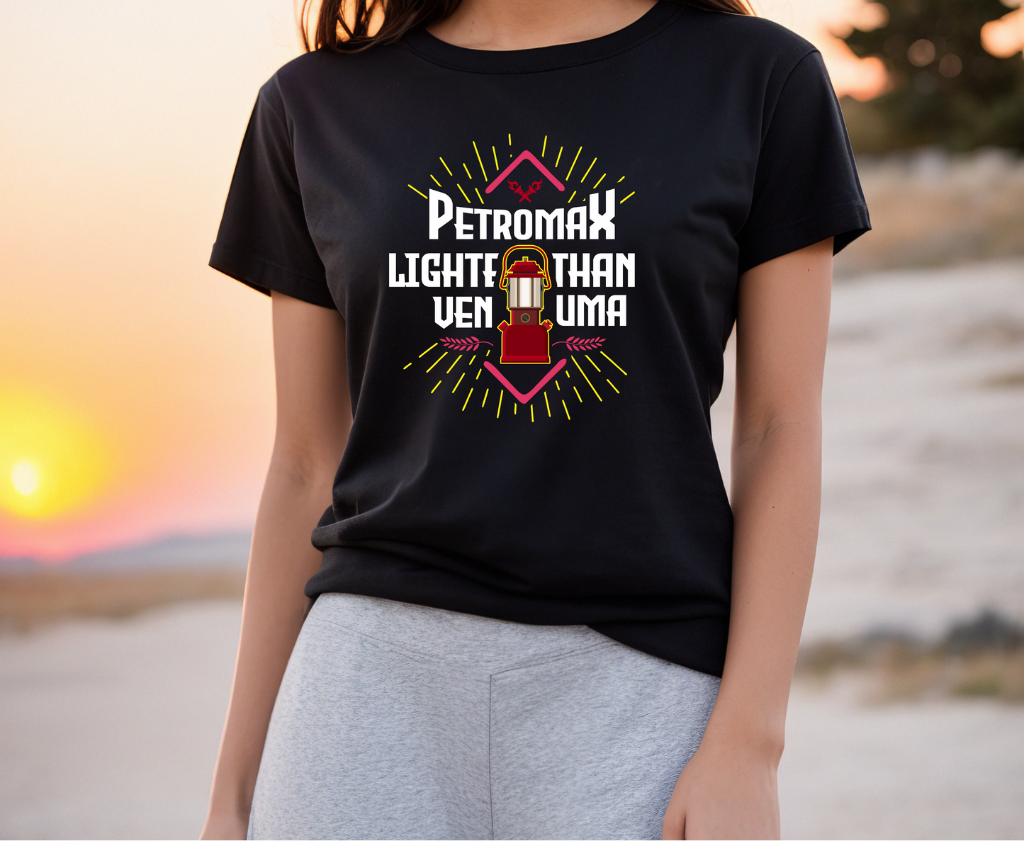 Tamil print T-shirts for men and women | Unisex Tamil meme funny T-shirts | Conversation starter T-shirts| Petromax light