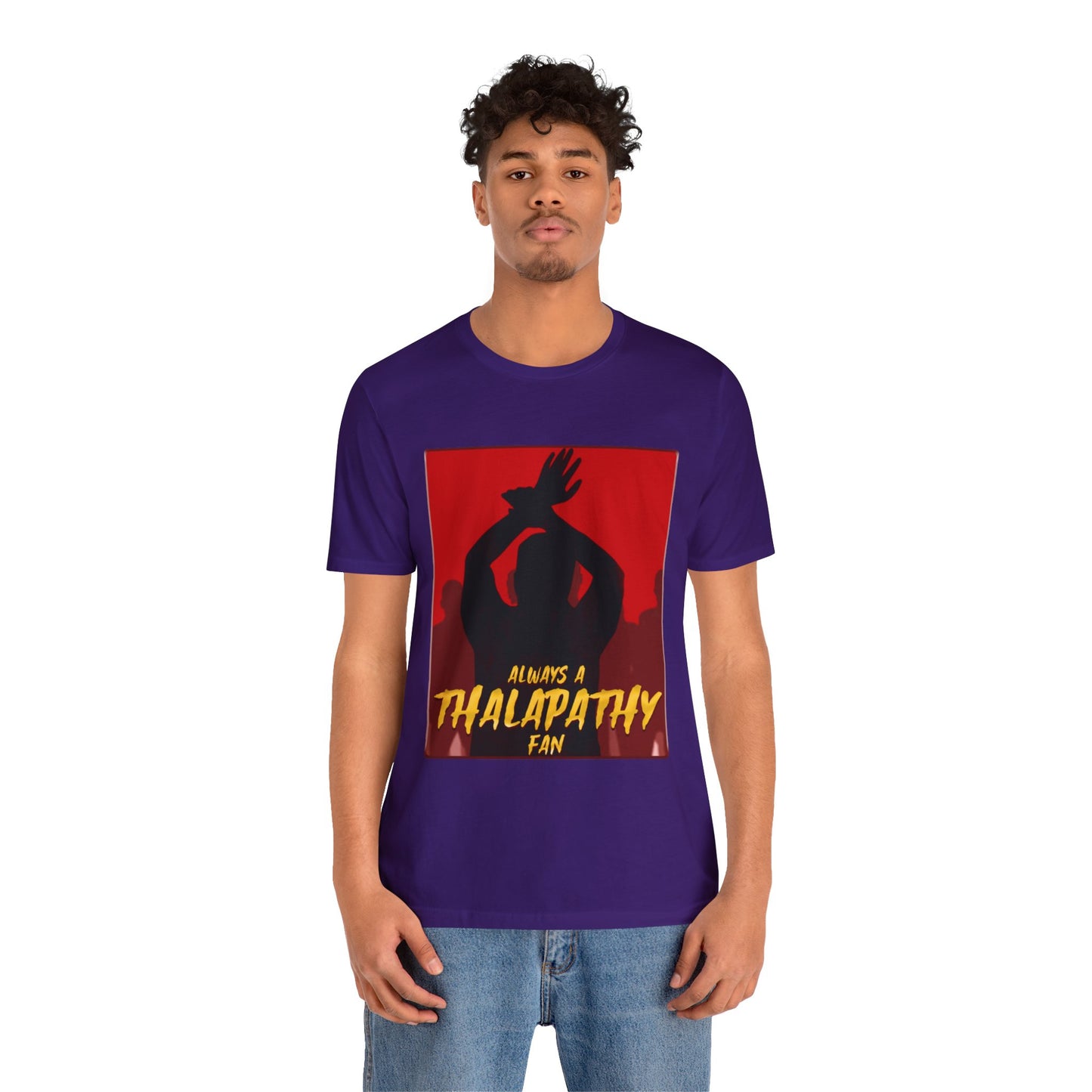 Always a Thalapathy Fan! Vijay Fans Tshirt| Tamil movie buff Tees| Summer wear for Men| Tamil prints