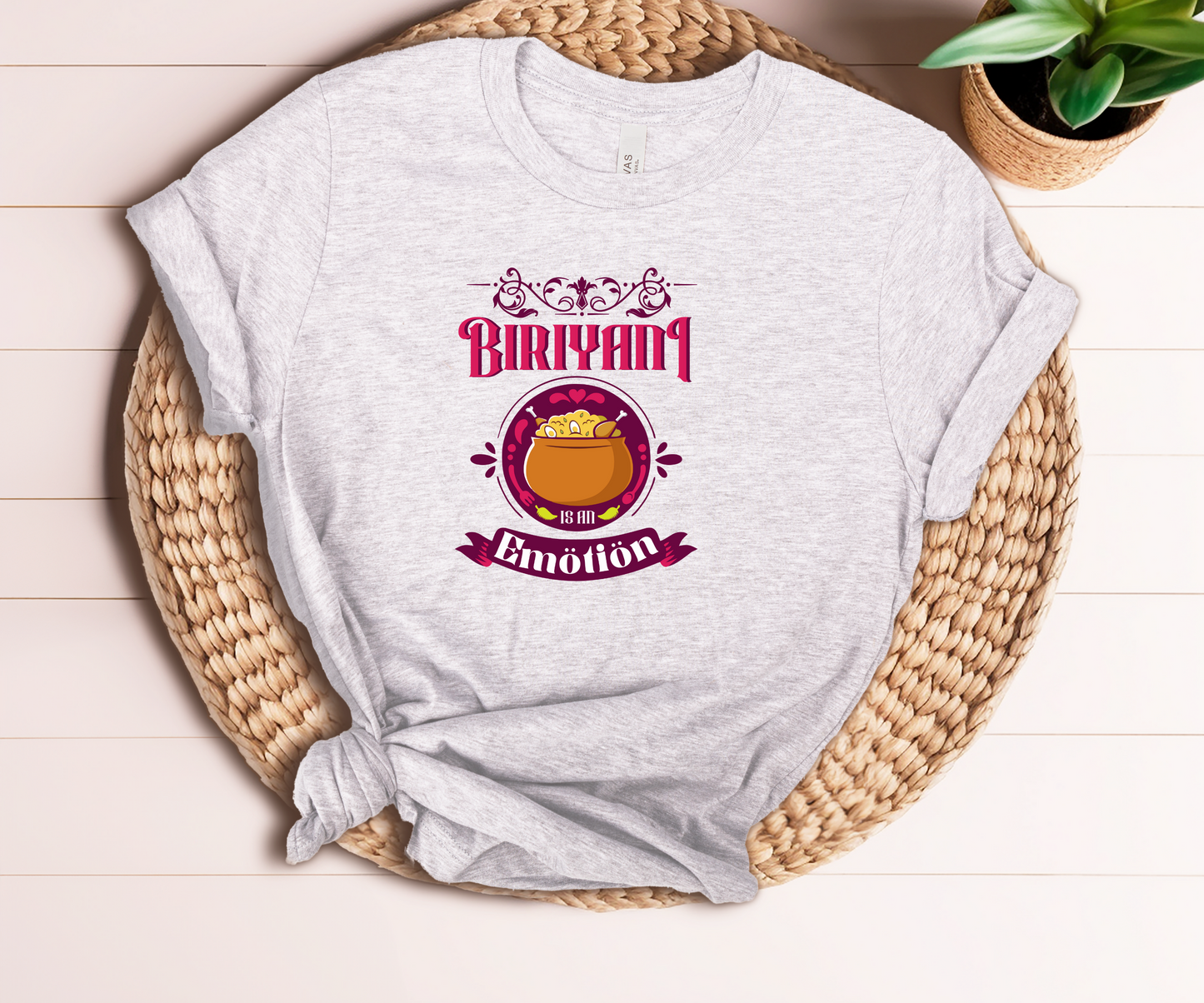 Biryani is an emotion| Biryani lover Tee for men and women | Desi Tee | Foodie shirt