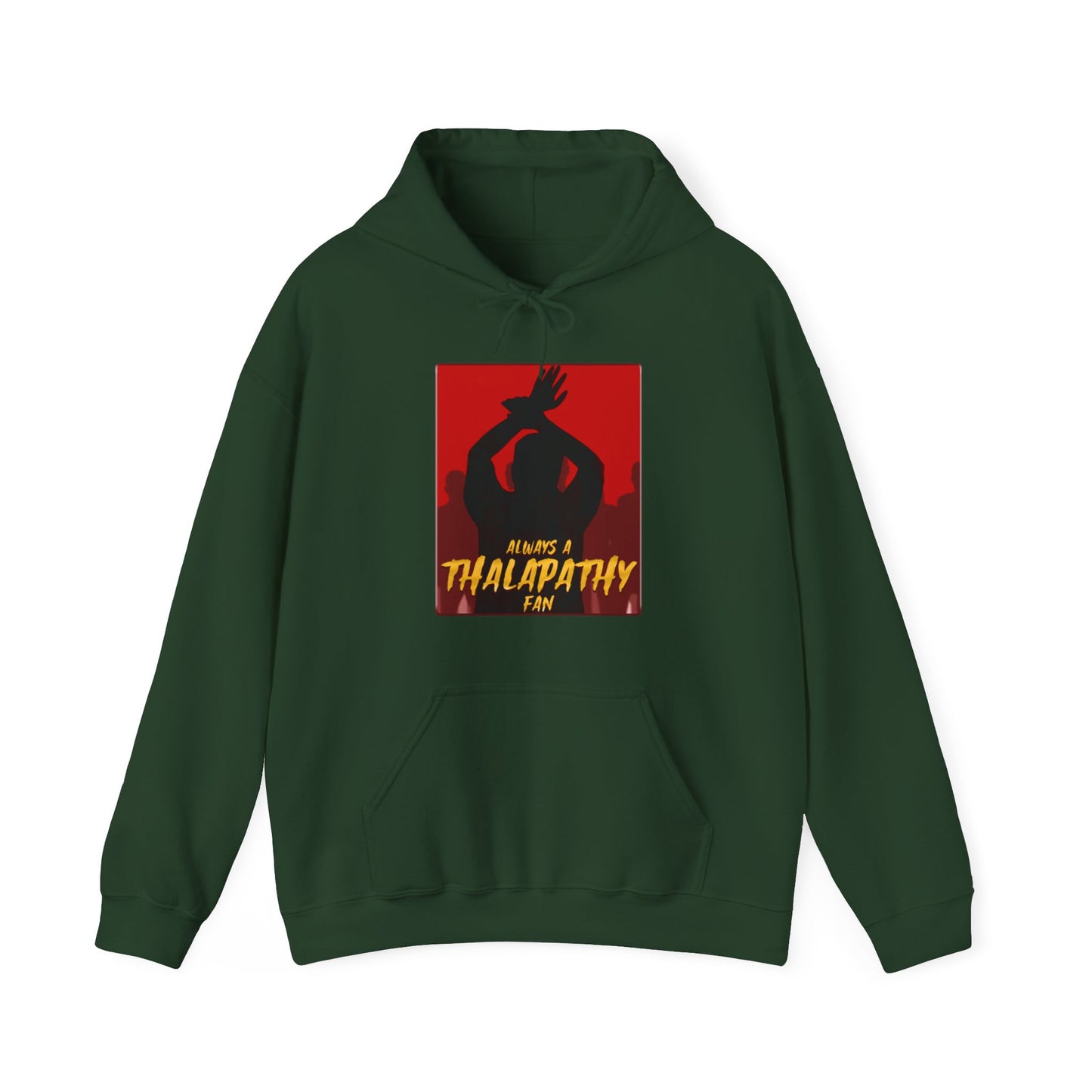 Always a Thalapathy Fan| Actor Vijay Fan Hoodie | Unisex heavy blend hooded sweatshirt| | Tamil printed Fun and Casual wear