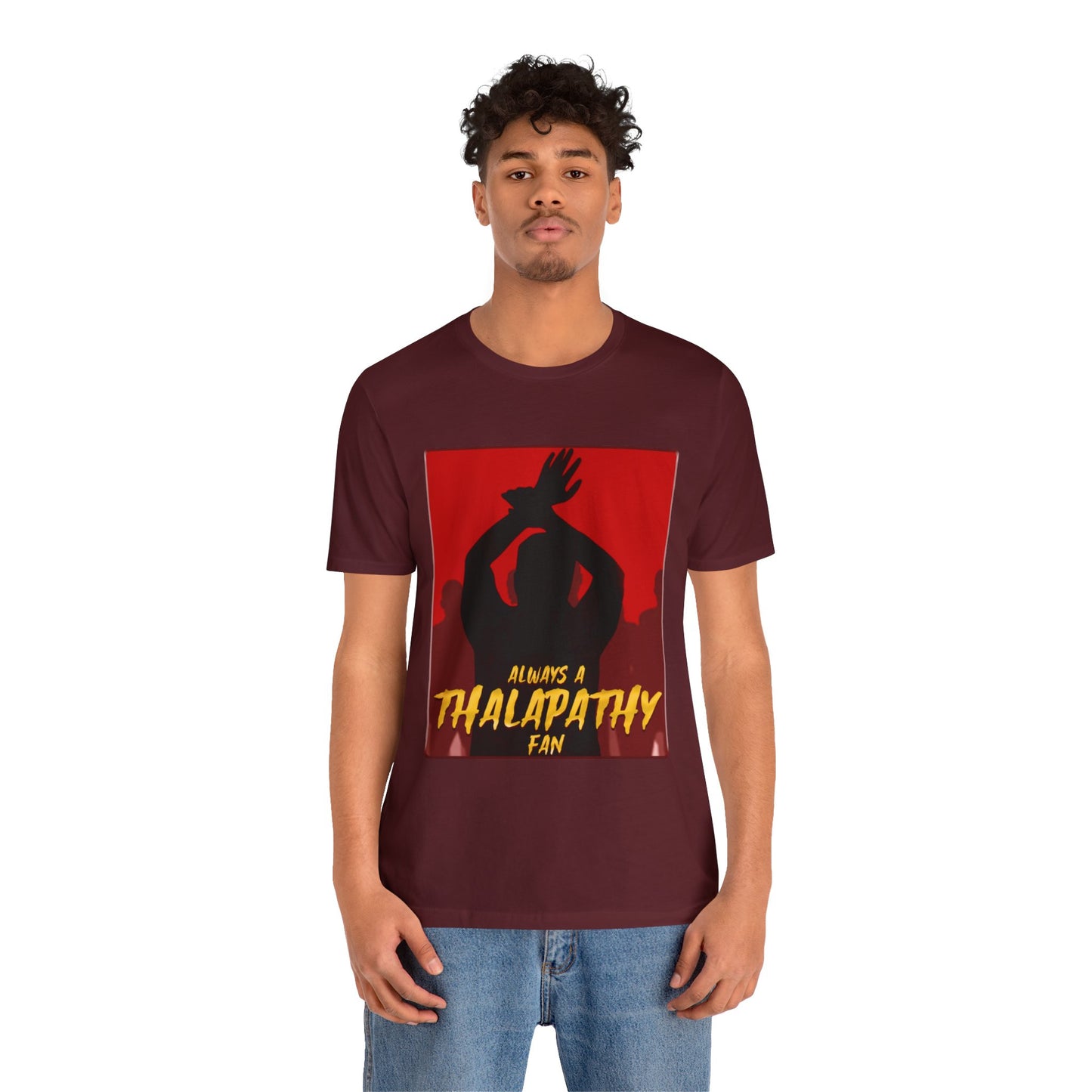 Always a Thalapathy Fan! Vijay Fans Tshirt| Tamil movie buff Tees| Summer wear for Men| Tamil prints