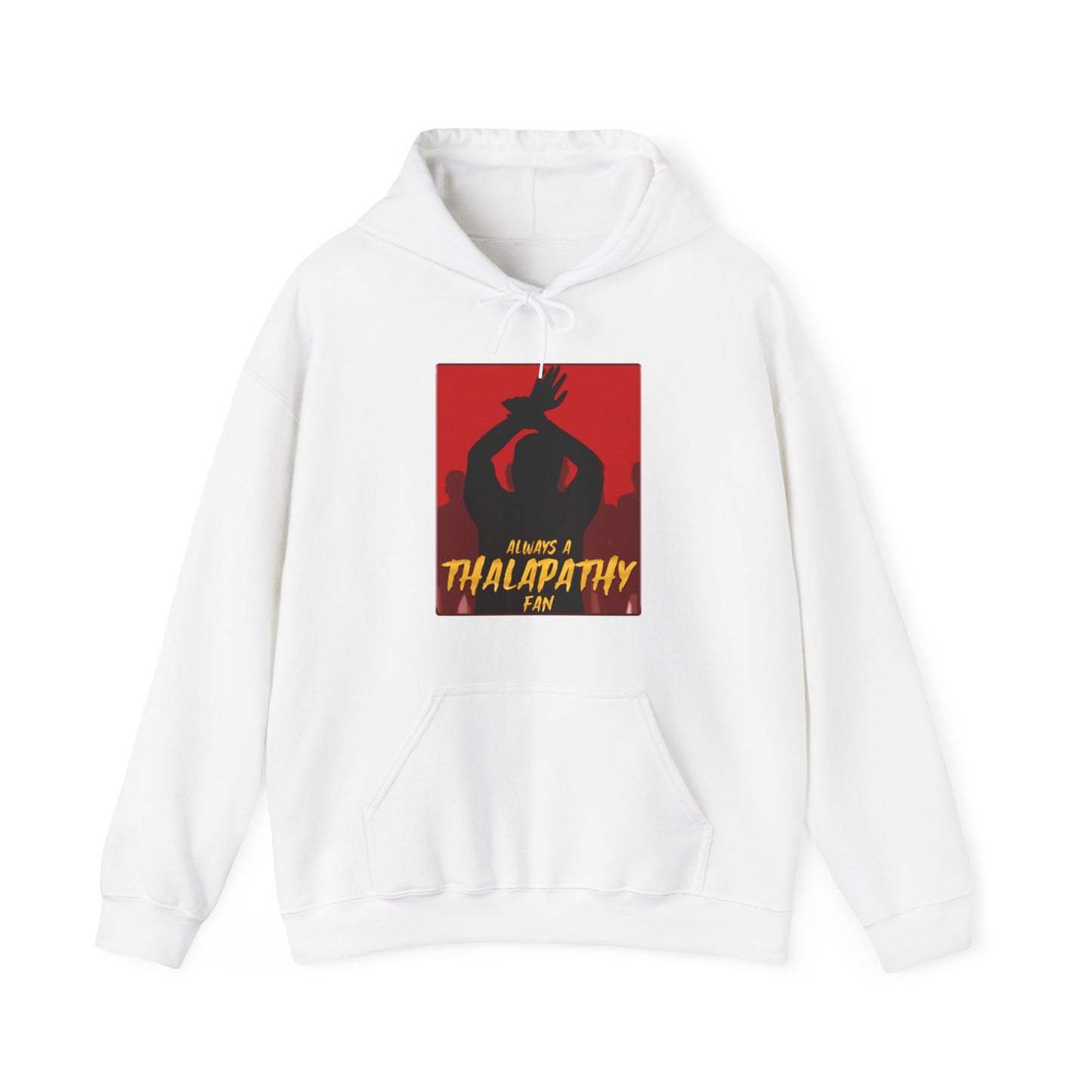 Always a Thalapathy Fan| Actor Vijay Fan Hoodie | Unisex heavy blend hooded sweatshirt| | Tamil printed Fun and Casual wear