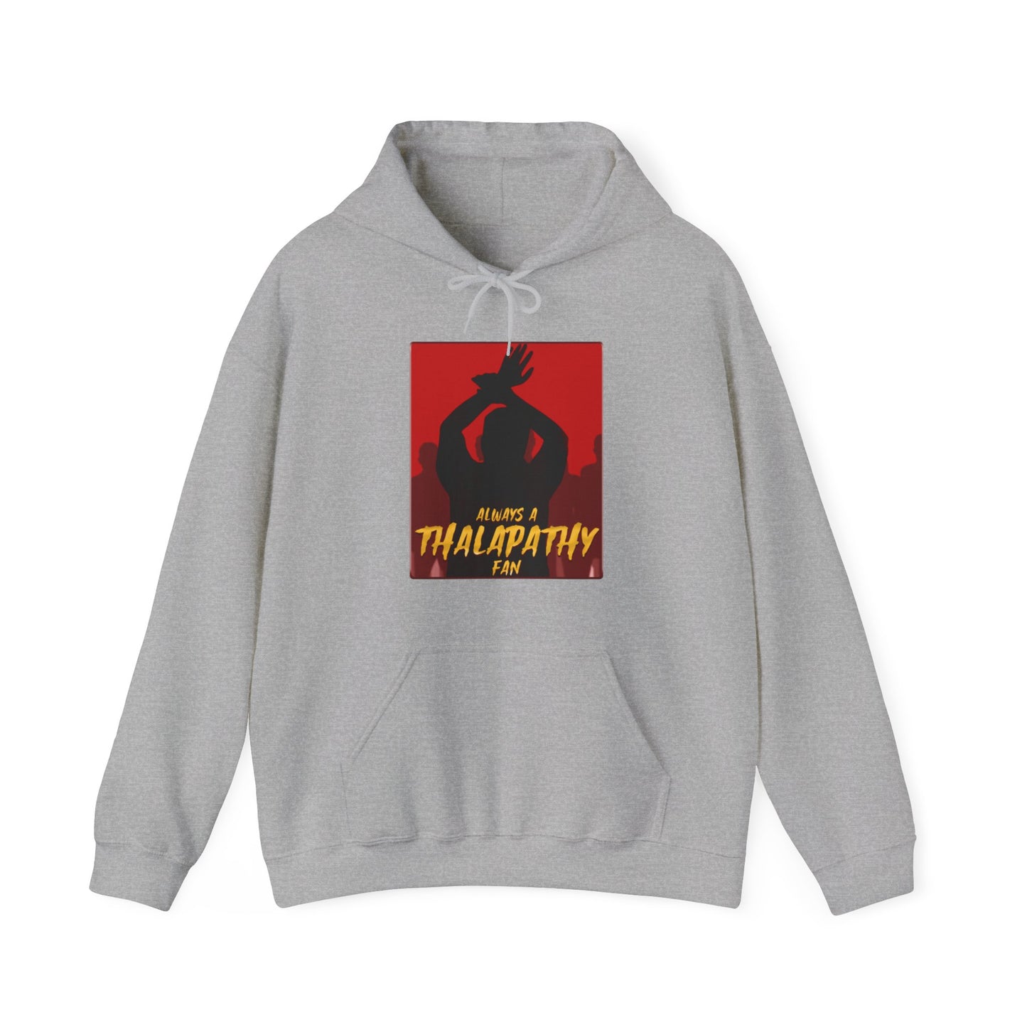 Always a Thalapathy Fan| Actor Vijay Fan Hoodie | Unisex heavy blend hooded sweatshirt| | Tamil printed Fun and Casual wear